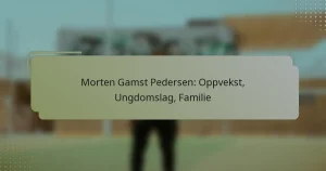 Morten Gamst Pedersen: Oppvekst, Ungdomslag, Familie
